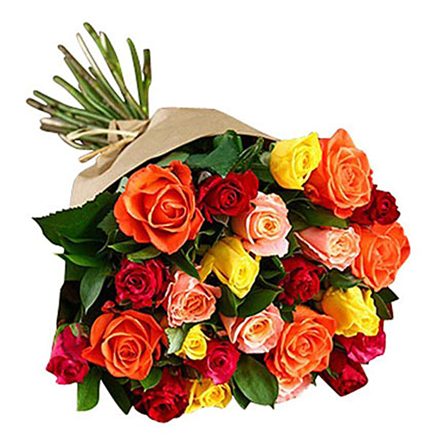 Bouquet Of Mixed Roses