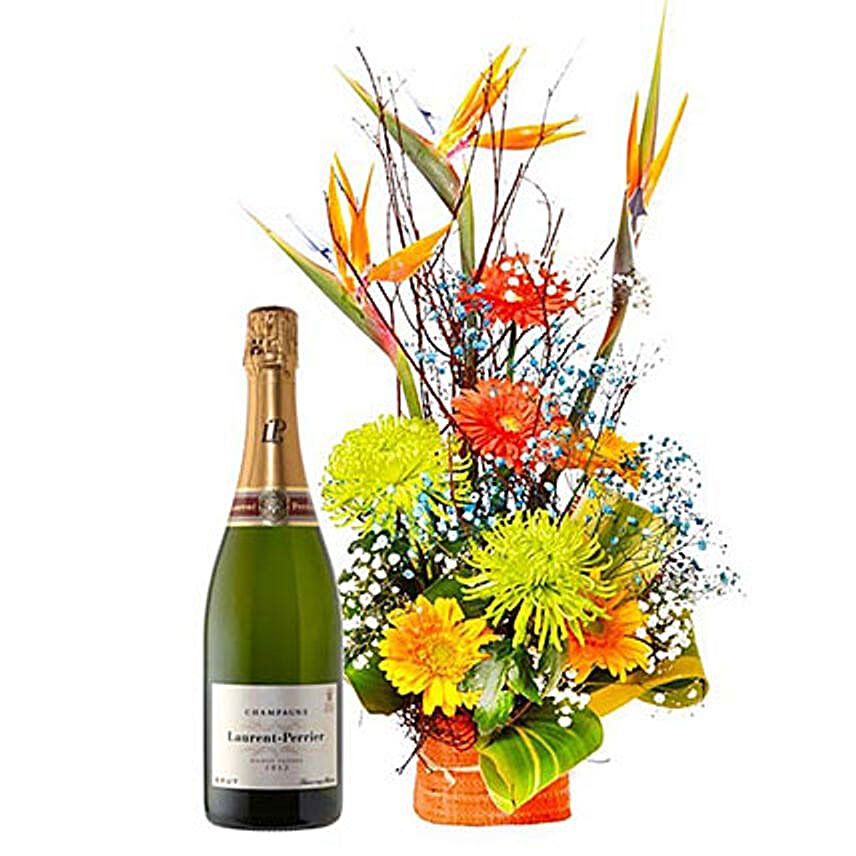 Flowers and Champagne