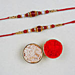 Set Of 2 Beautiful Rakhis