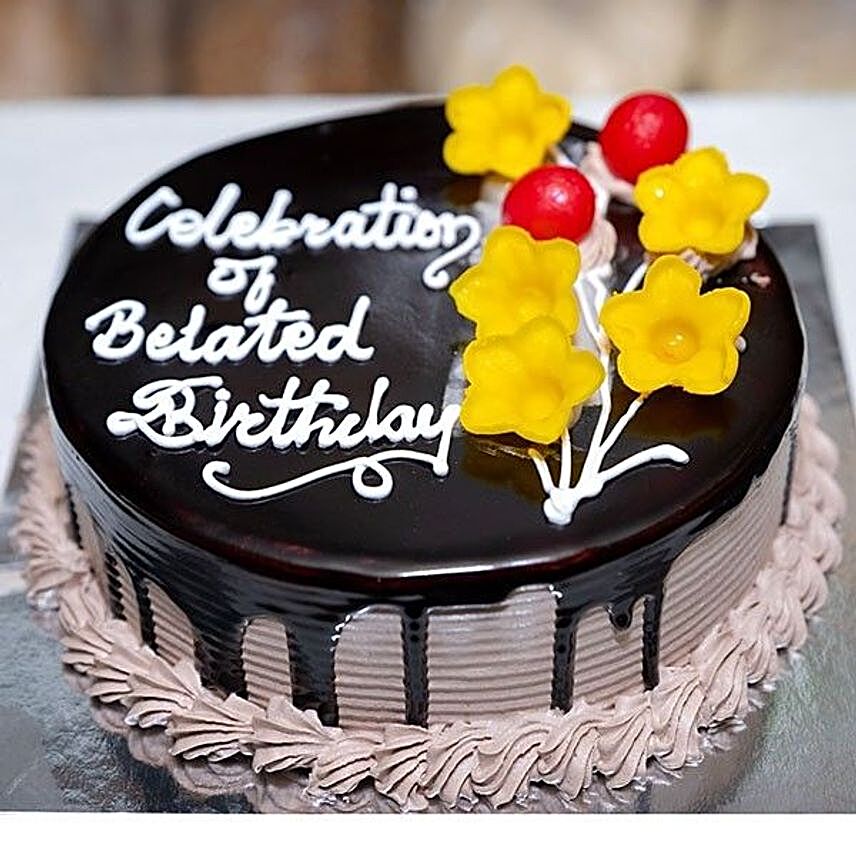 Belated Birthday Chocolate Cake