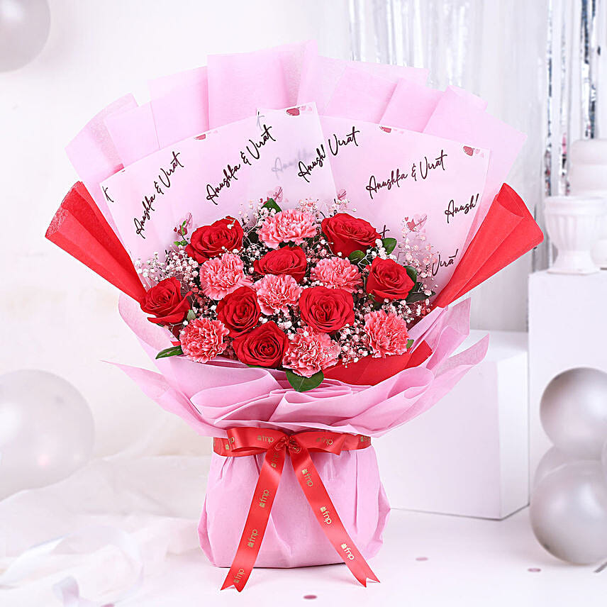 Floral Symphony of Couple Love