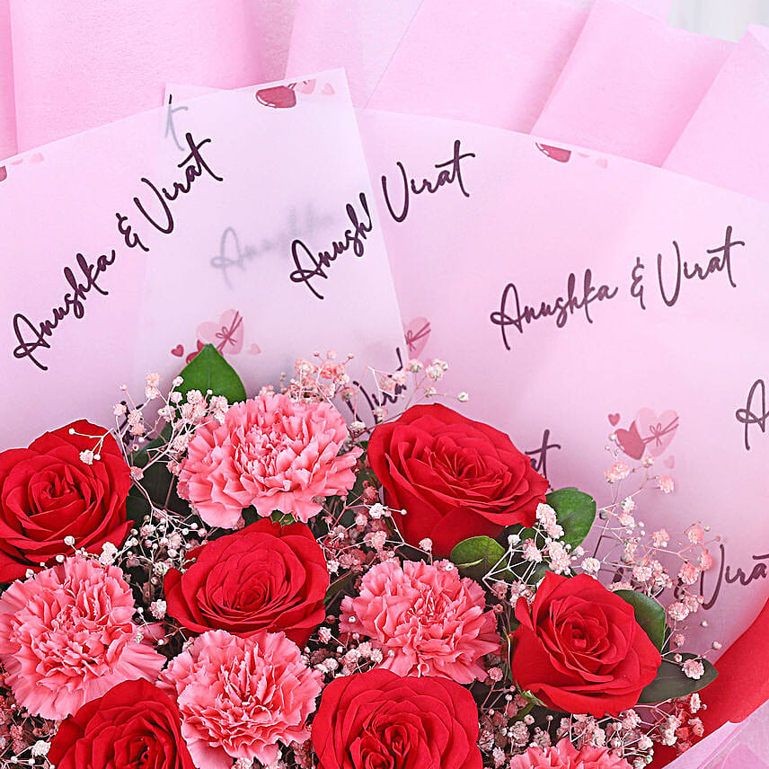 Floral Symphony of Couple Love