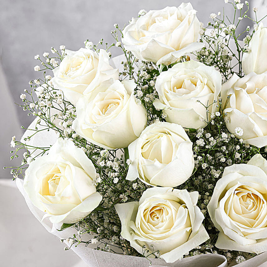 Wrapped In Elegance Roses Bouquet