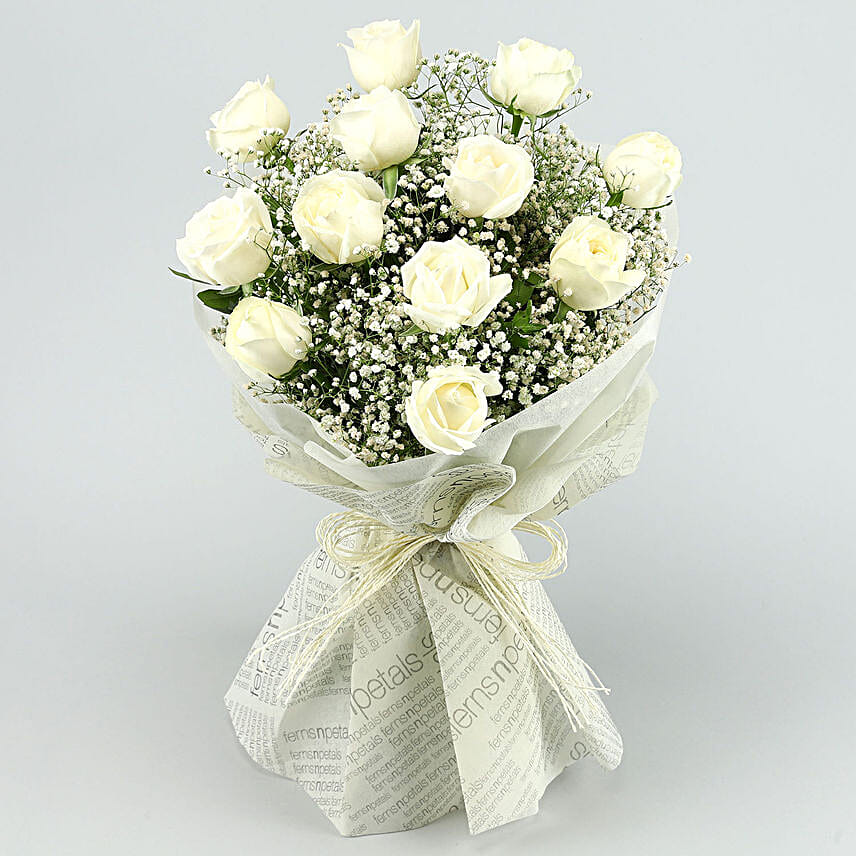 Wrapped In Elegance Roses Bouquet