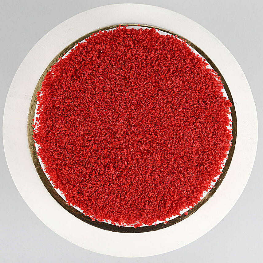 Red Velvet Fresh Cream Cake Half kg