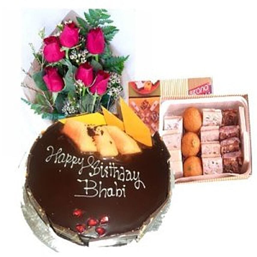 Assorted Sweets N Roses Gift Combo