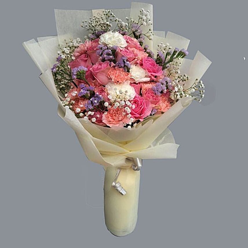 Blissful Mixed Flowers Bouquet