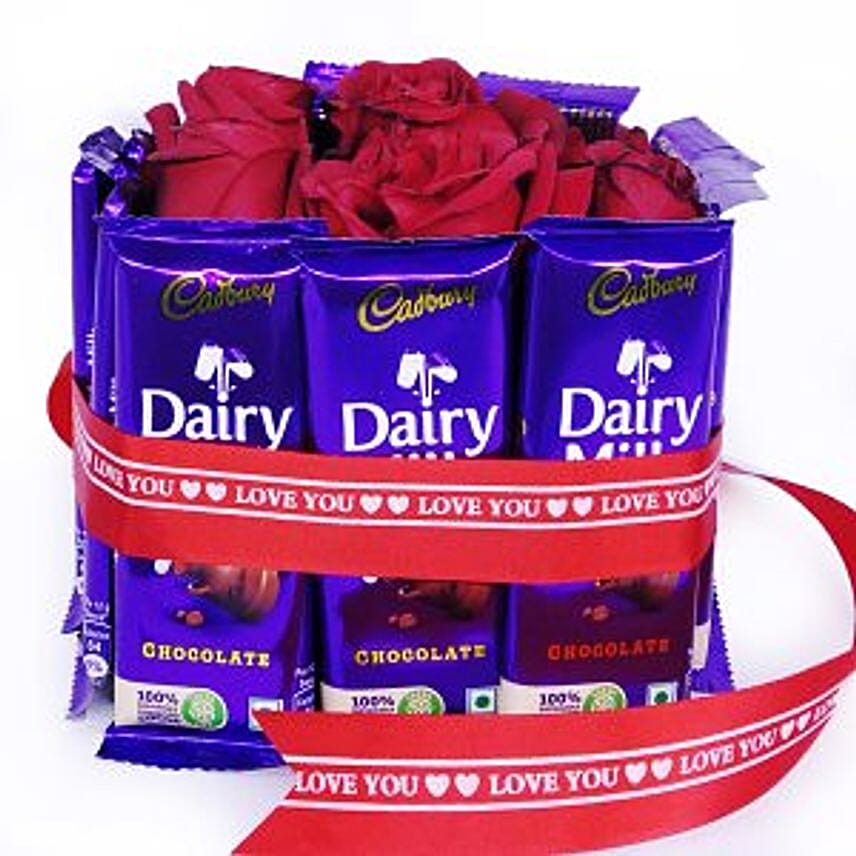 Chocolate N Rose Symphony