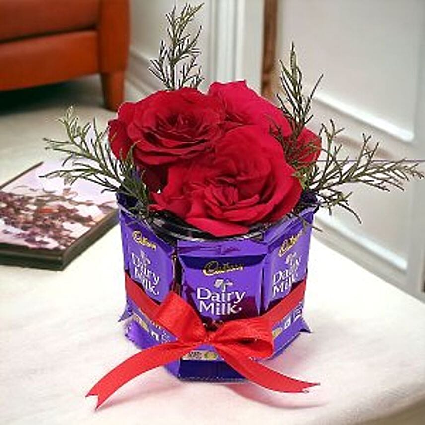 Chocolates N Roses Blissful Bundle