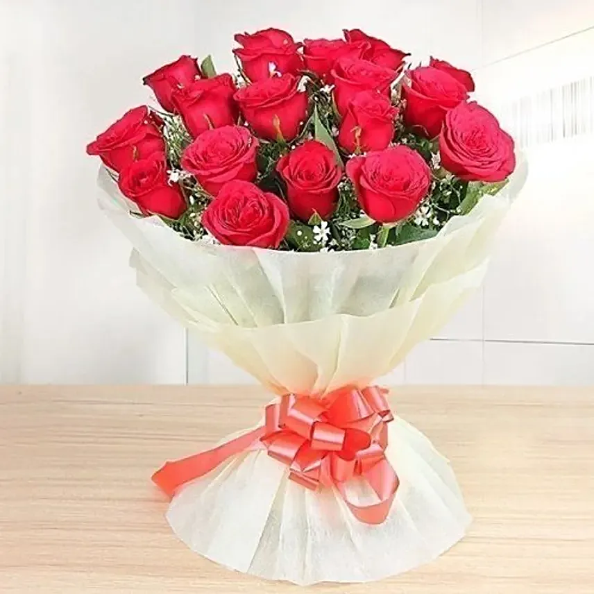 Classic Red ose Elegance- 21Pcs