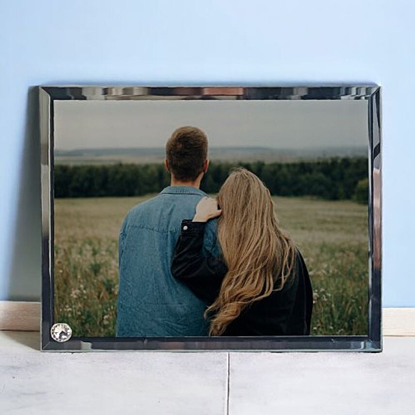 Crystal Photo Frame Photo Printed On The Glass Surface