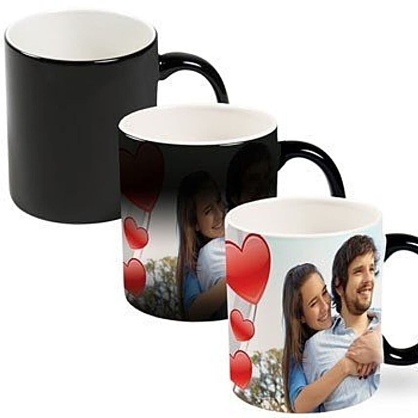 Print Any Photo And Text Message In Magic Mug
