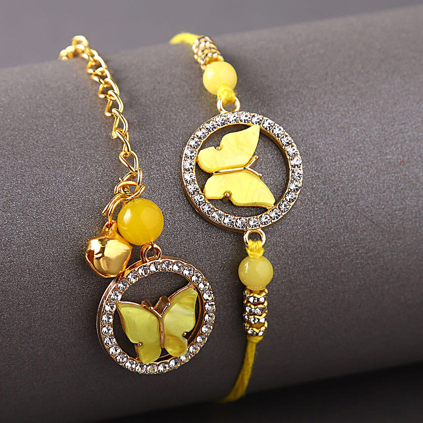 Sneh Butterfly Bhaiya Bhabhi Rakhi & Gulab Jamun