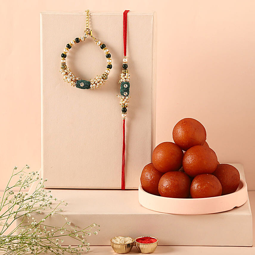 Sneh Pearl Bhaiya Bhabhi Rakhi & Gulab Jamun