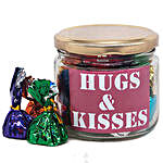 Hugs And Kisses Message Candy Jar