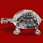 Silver Wax Good Luck Tortoise