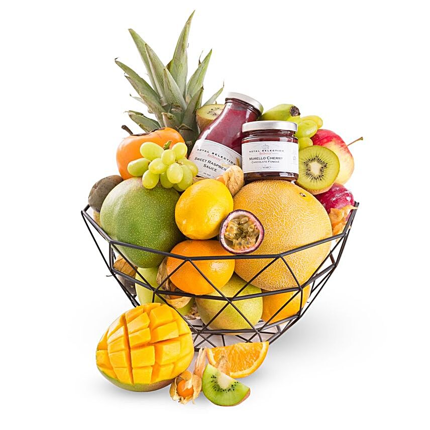 Fruit Dessert Gift Basket
