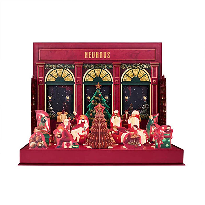 Luxury Chocolate Pop Up Calendar Christmas:Christmas Gift Delivery in Netherlands