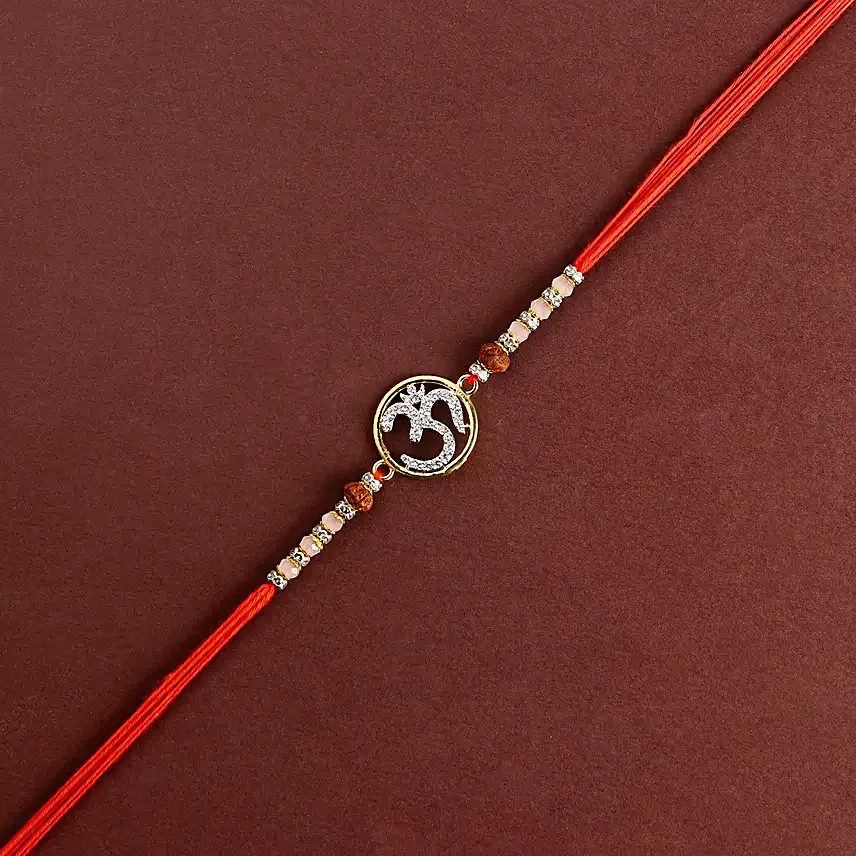 Eternal Glow Om Rakhi N Sweetness Set