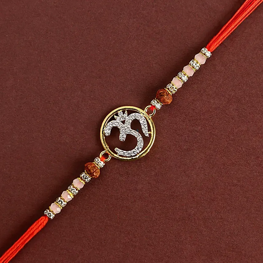 Eternal Glow Om Rakhi N Sweetness Set