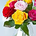 Mixed Roses Letter Box Bouquet