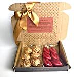 Sneh Pearl Rakhi & Delicious Bonbons Gift Box