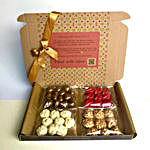 Sneh Pearl Rakhi & Delectacle Bonbons Gift Box