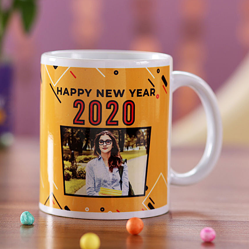 Personalised New Year Wishes Mug For Her