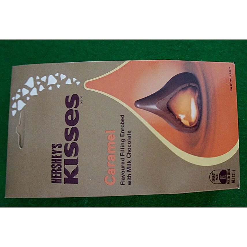 Hersheys Kisses Caramel Chocolates 121 Gms