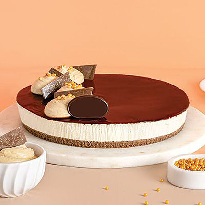 Delicious Caramel Cheesecake:Chocolate Cake Delivery in New Zealand