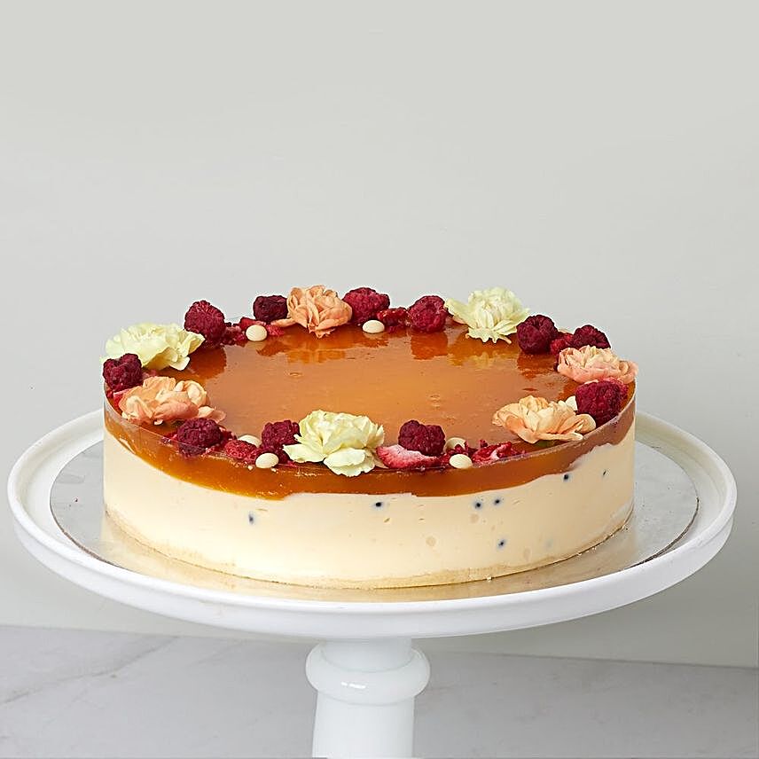 Passion Fruit Cheesecake:Christmas Cakes in New Zealand