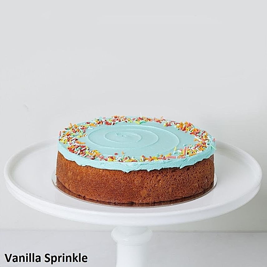 Vanilla Sprinkle Cake:Send Mothers Day Gifts to New Zealand
