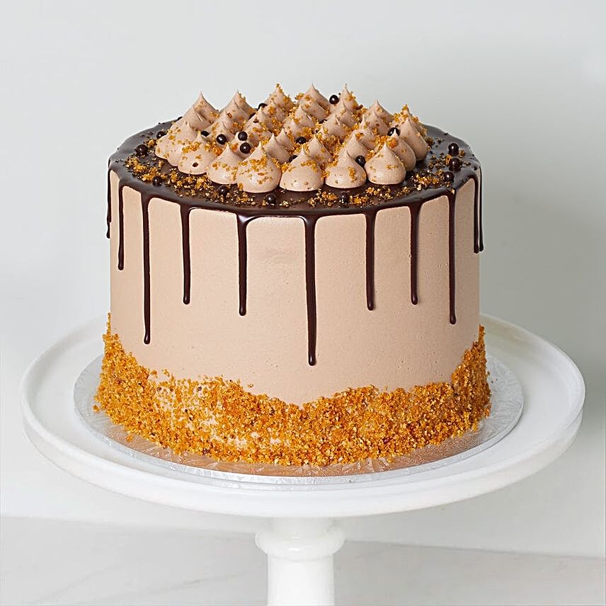 2 Layer Chocolate Hazelnut Cake:Send Valentines Day Cakes to New Zealand