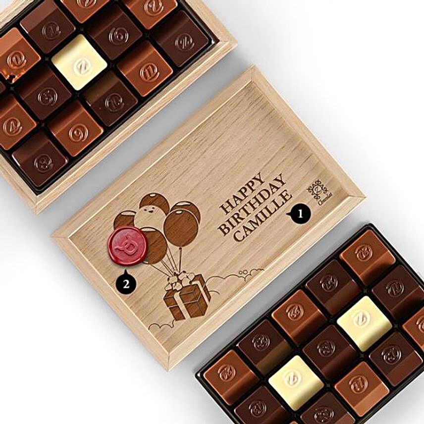 Happy Birthday Chocolate Box 15 Pcs:Chocolate to New Zealand
