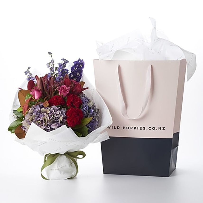 Precious Jewel Floral Bouquet:Gift Baskets to New Zealand