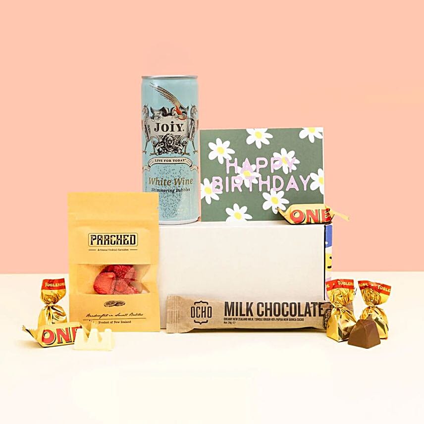 Wine & Treats Gift Box