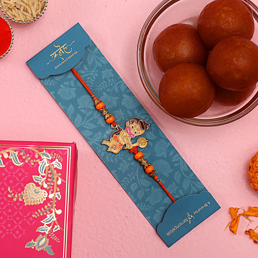 Bal Hanuman Kids Rakhi And Gulab Jamun