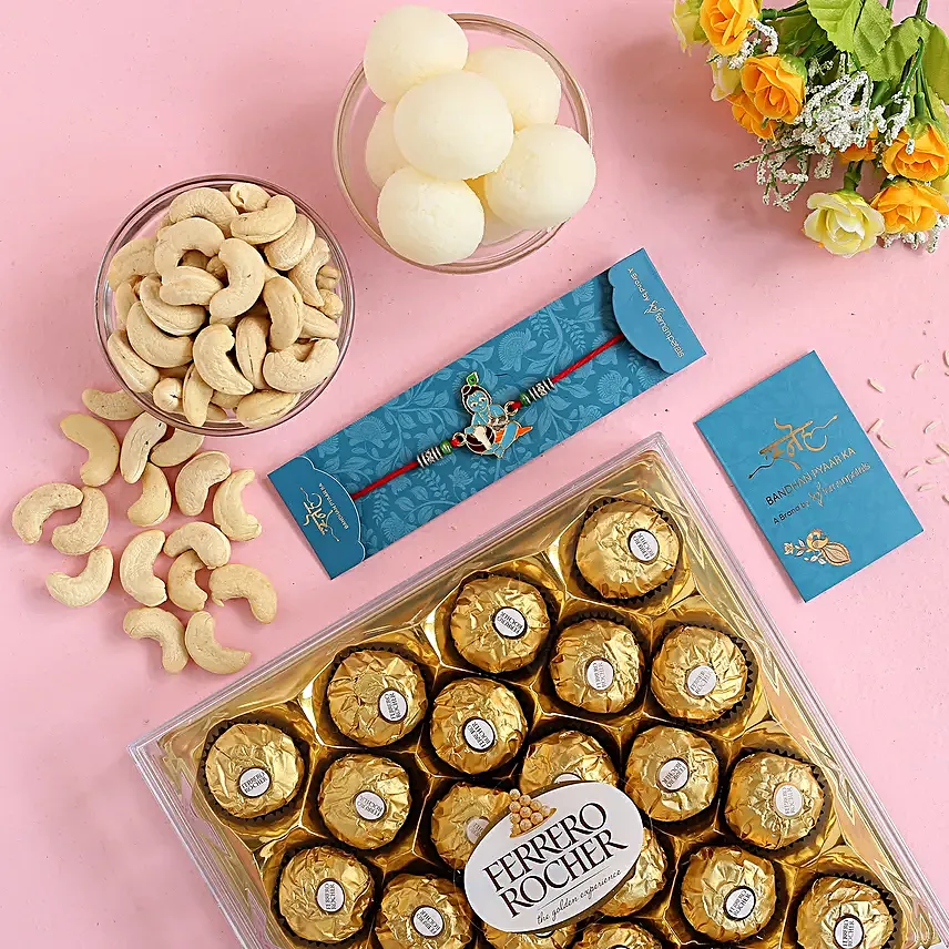 Bal Krishna Kids Rakhi Sweet Treat Hamper