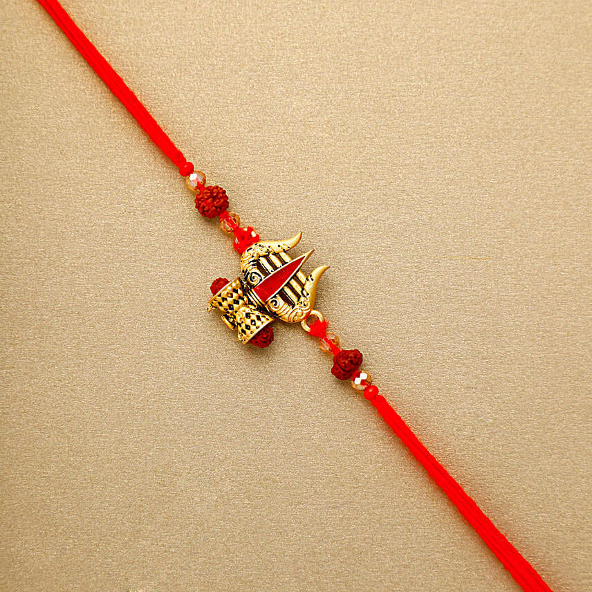 Intricate Trishul Rakhi