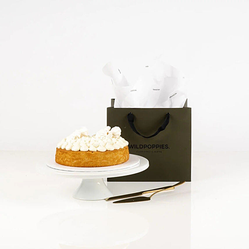 Lemon Cake with Curd and Meringue