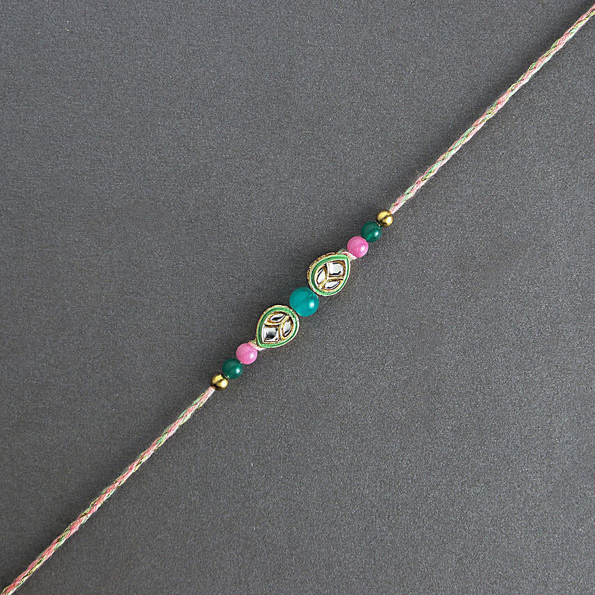 Opulent Kundan Rakhi