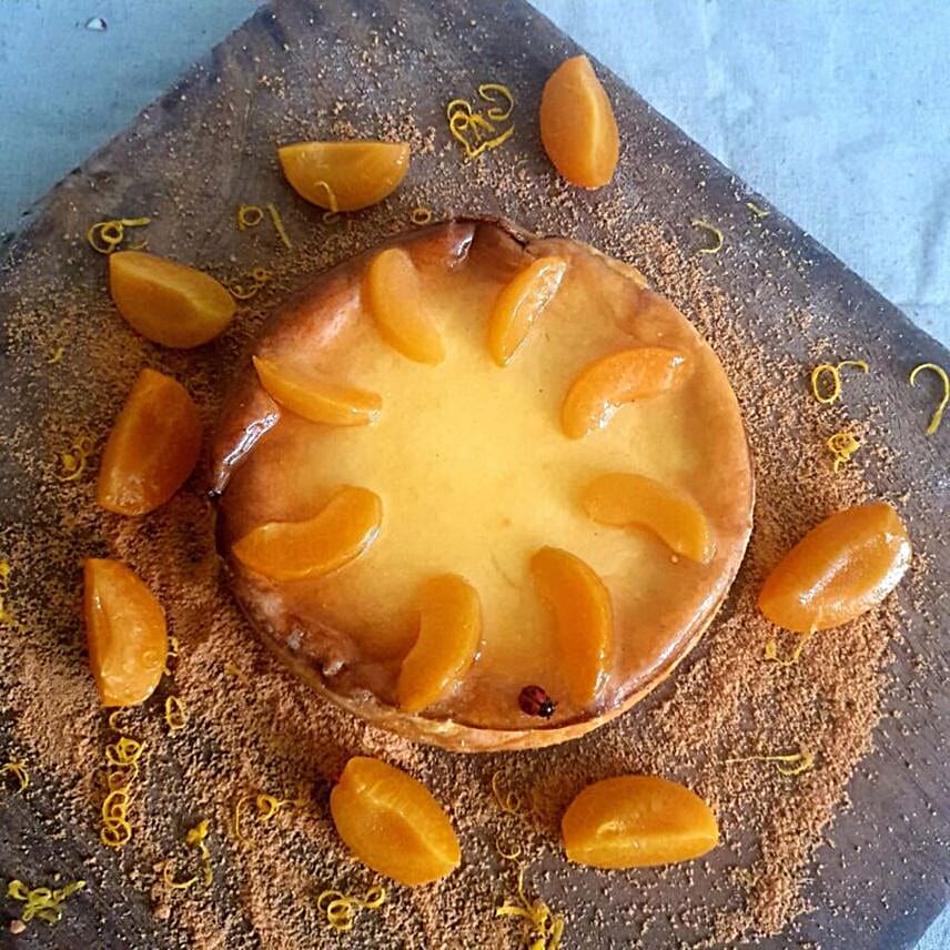 Slice Of Heaven Apricot Cheesecake