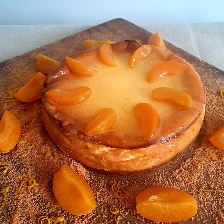Slice Of Heaven Apricot Cheesecake