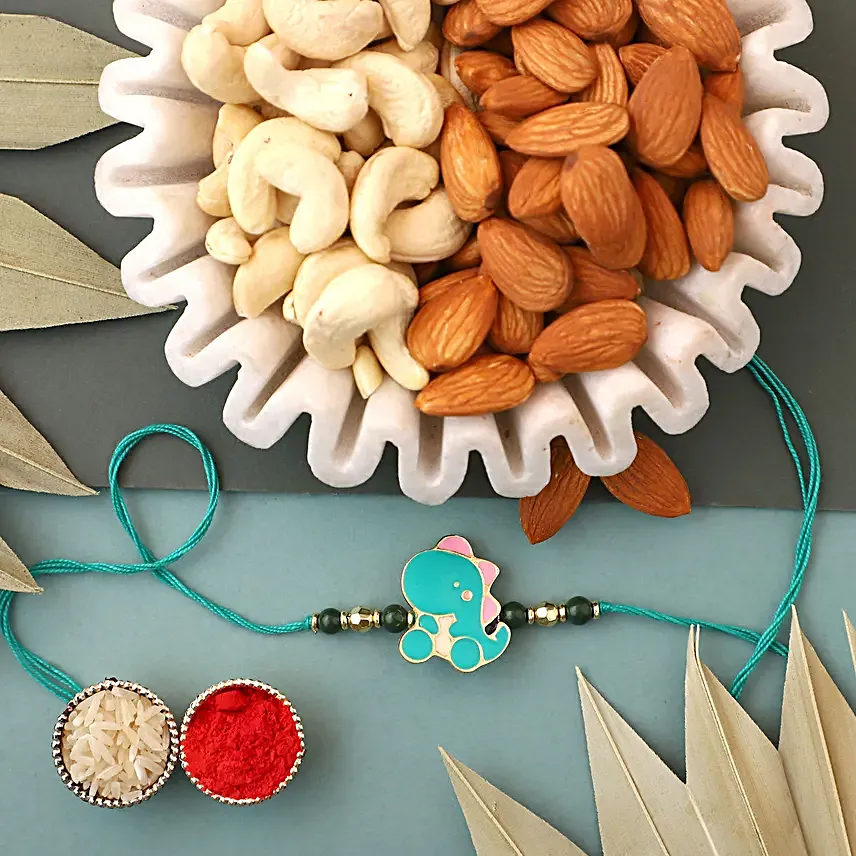 Sneh Dino Rakhi With Almonds Cashews