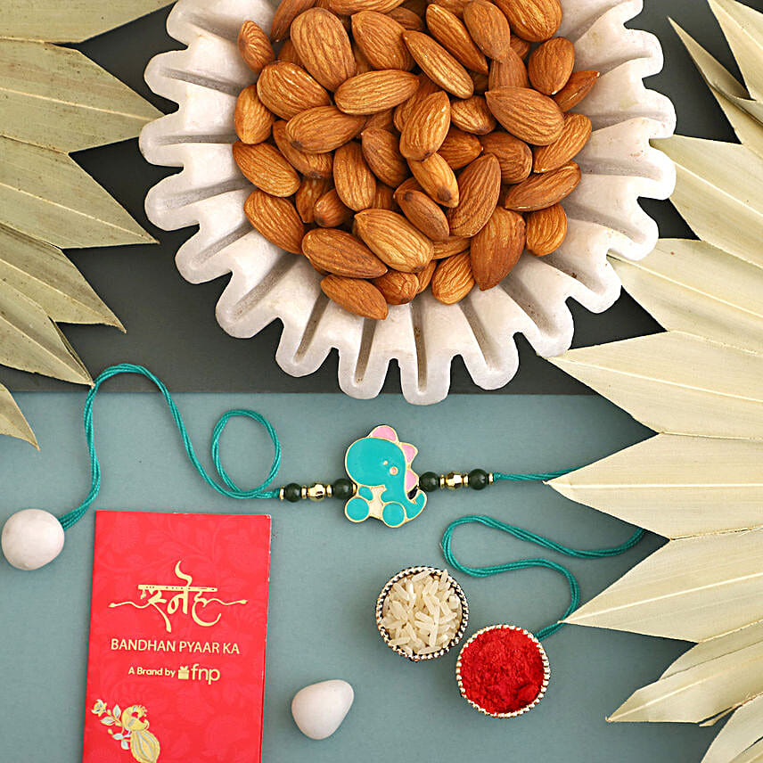 Sneh Lovely Dino Rakhi Almonds