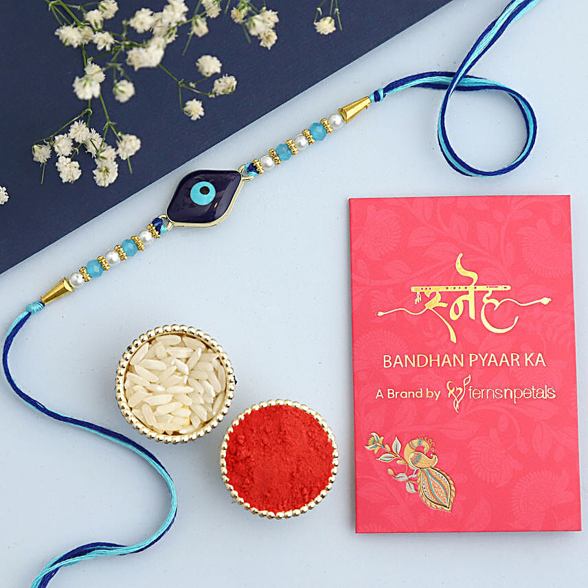 Sneh Spiritual Evil Eye Rakhi N Nutty Almonds