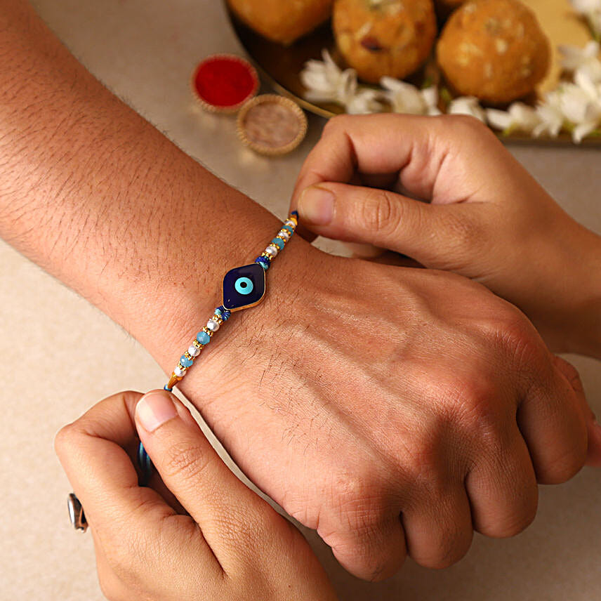 Sneh Spiritual Evil Eye Rakhi N Nutty Almonds