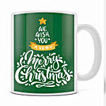Xmas Greetings Green Mug