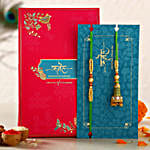 Green Pearl And Lumba Rakhi