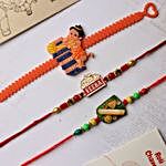 Veera & Kids Quirky Rakhi Set With Good Wishes Card